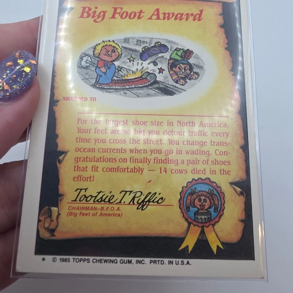 Topps Garbage Pail Kids OS2 Janet Planet Fair 63b